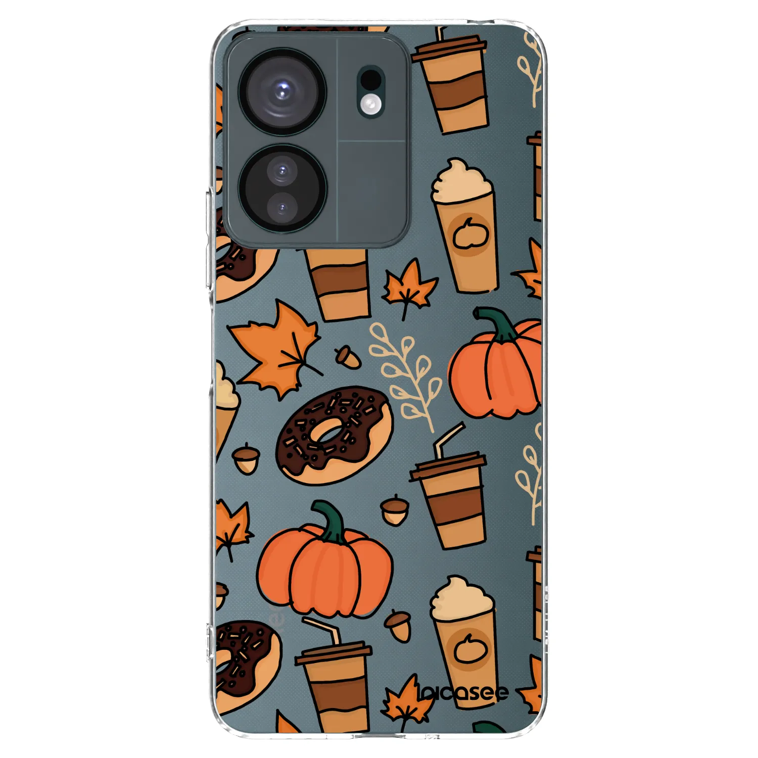 Picasee silikonowe przeźroczyste etui na Xiaomi Redmi 13C 4G - Fallovers