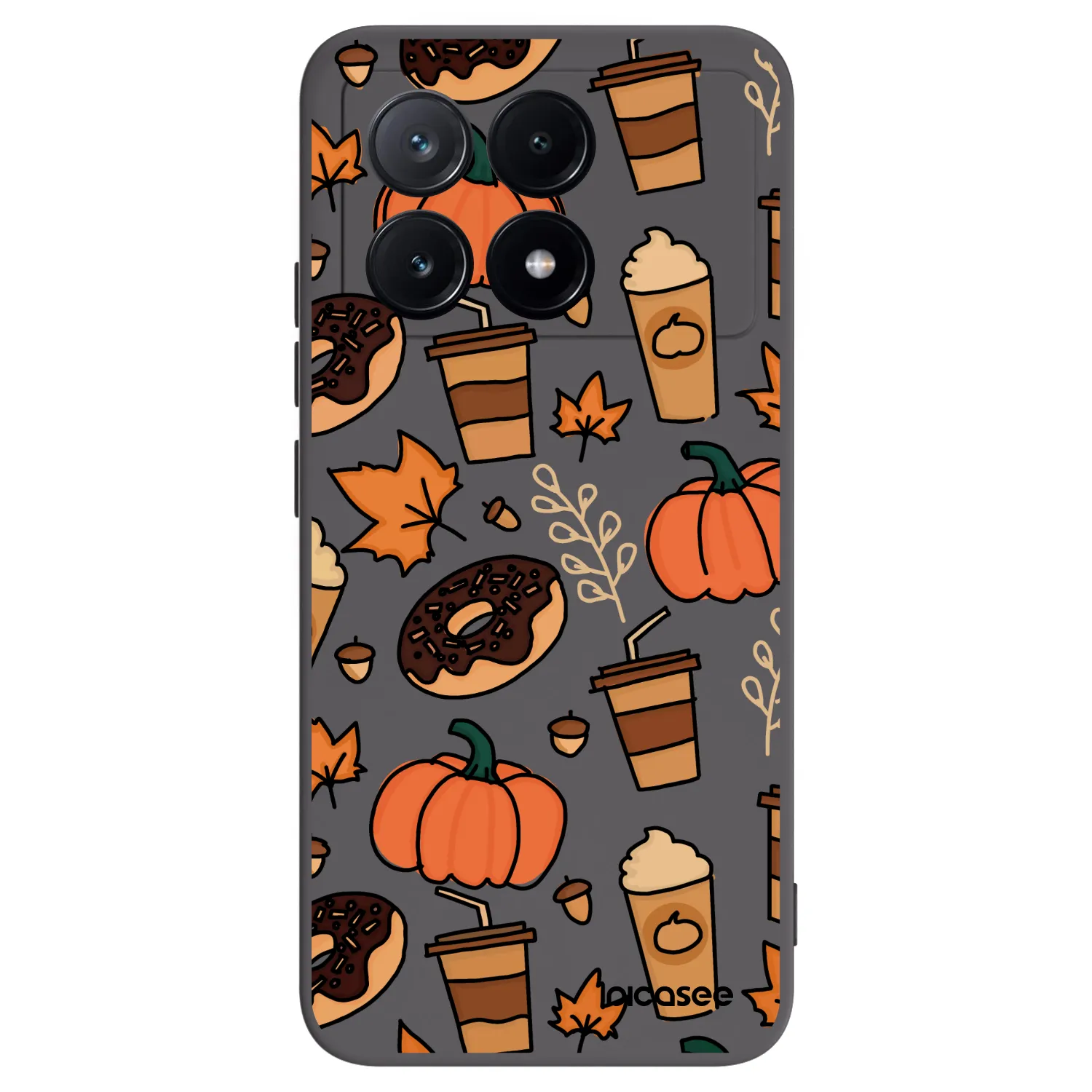 Picasee silikonowe czarne etui na Xiaomi Poco X6 Pro - Fallovers