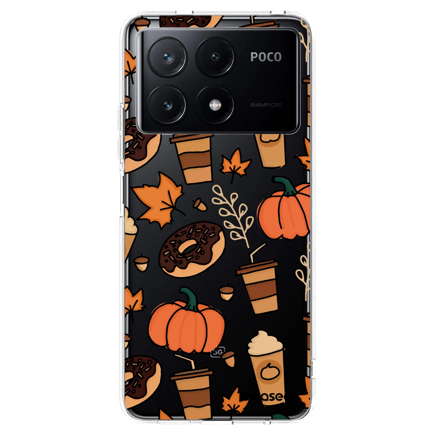 Picasee silikonowe przeźroczyste etui na Xiaomi Poco X6 Pro - Fallovers