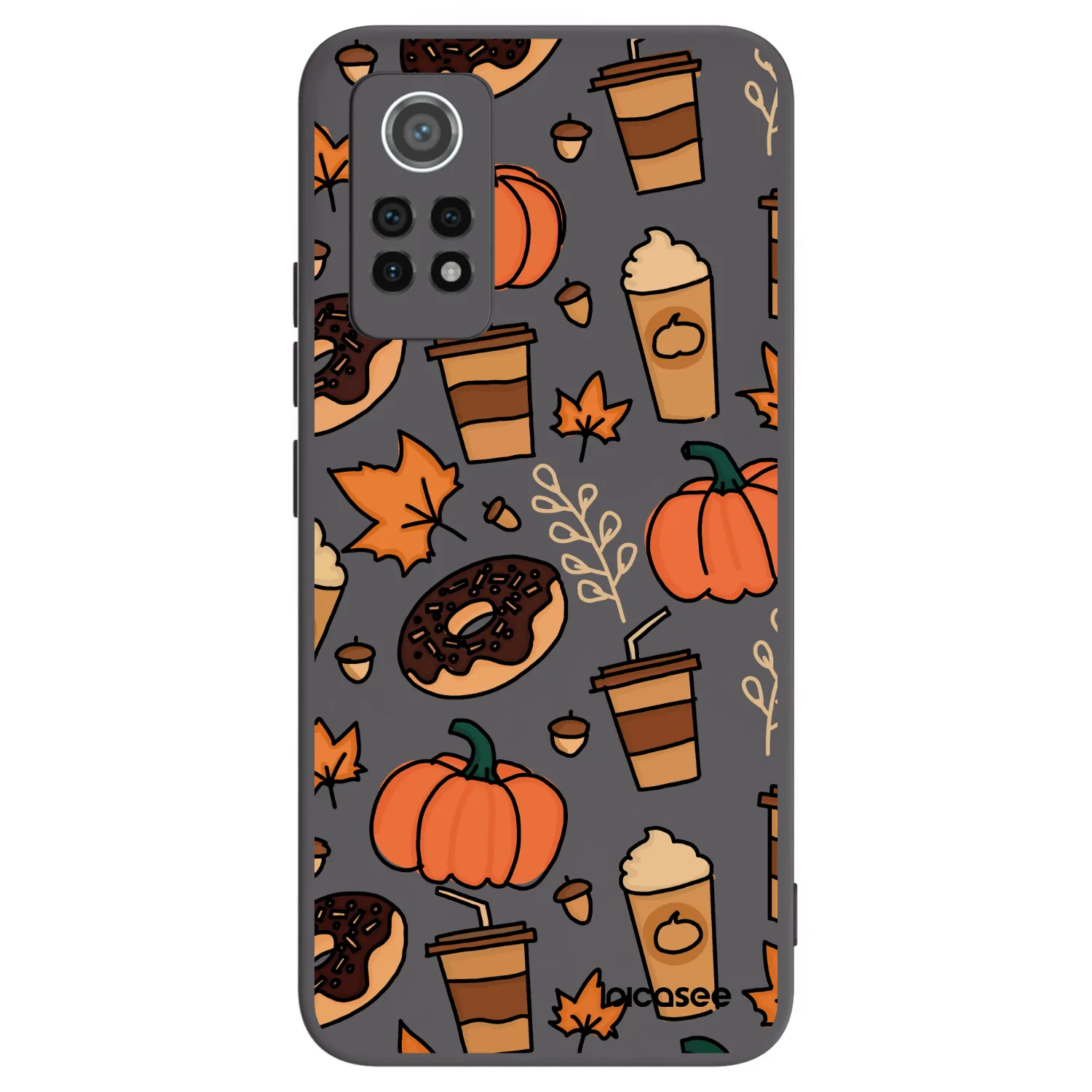 Picasee silikonowe czarne etui na Xiaomi Redmi Note 12 Pro 4G - Fallovers