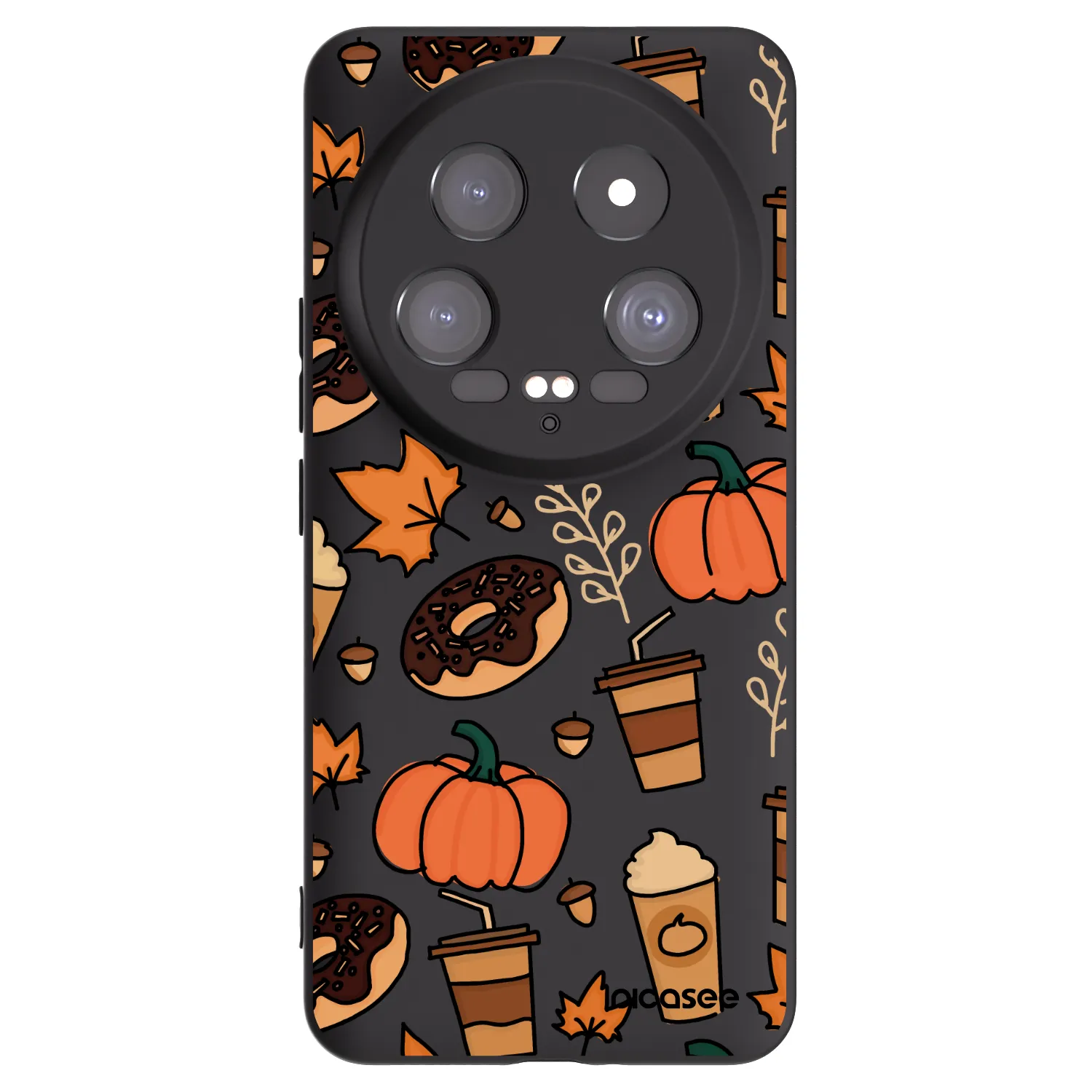 Picasee silikonowe czarne etui na Xiaomi 14 Ultra - Fallovers