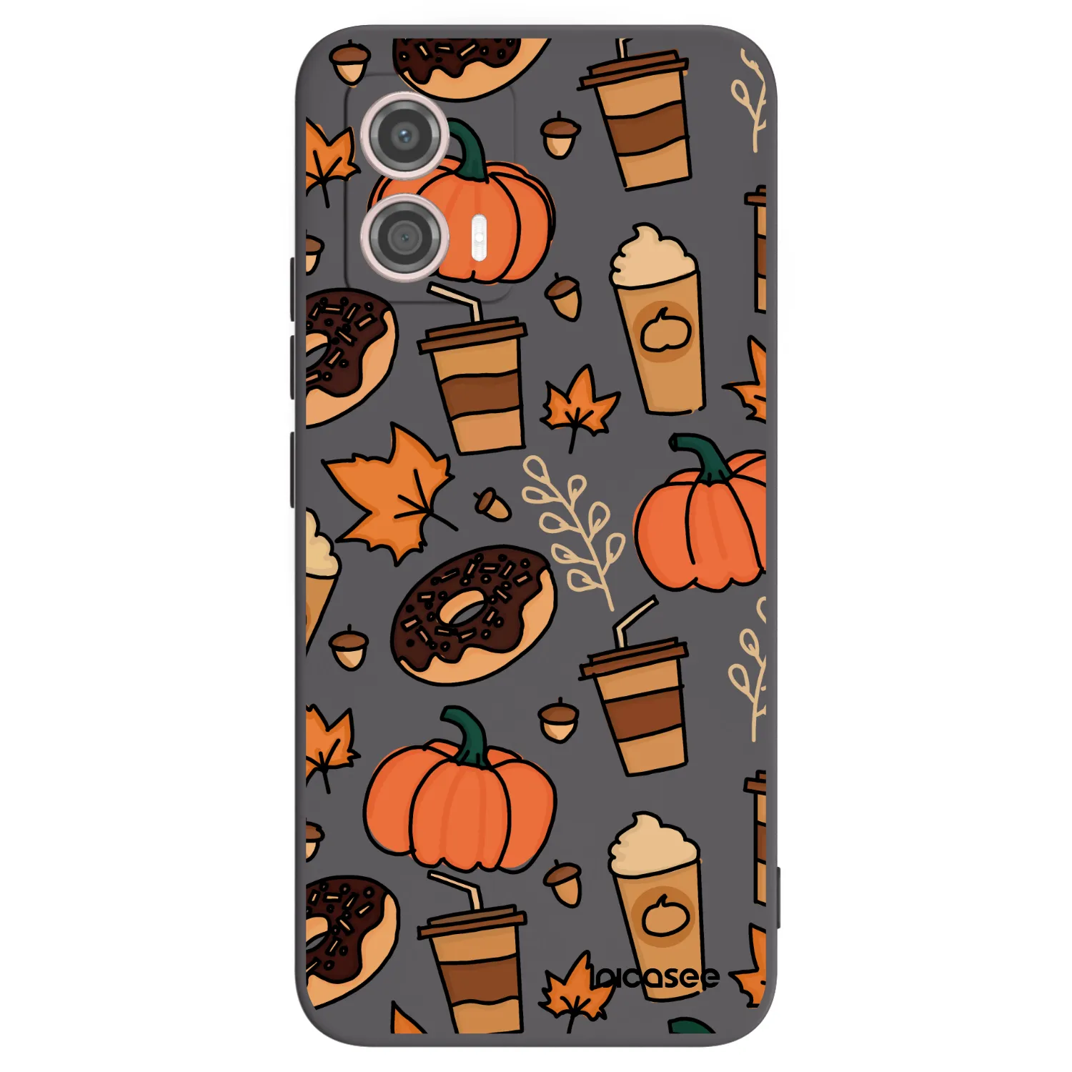 Picasee silikonowe czarne etui na Motorola Moto G53 5G - Fallovers