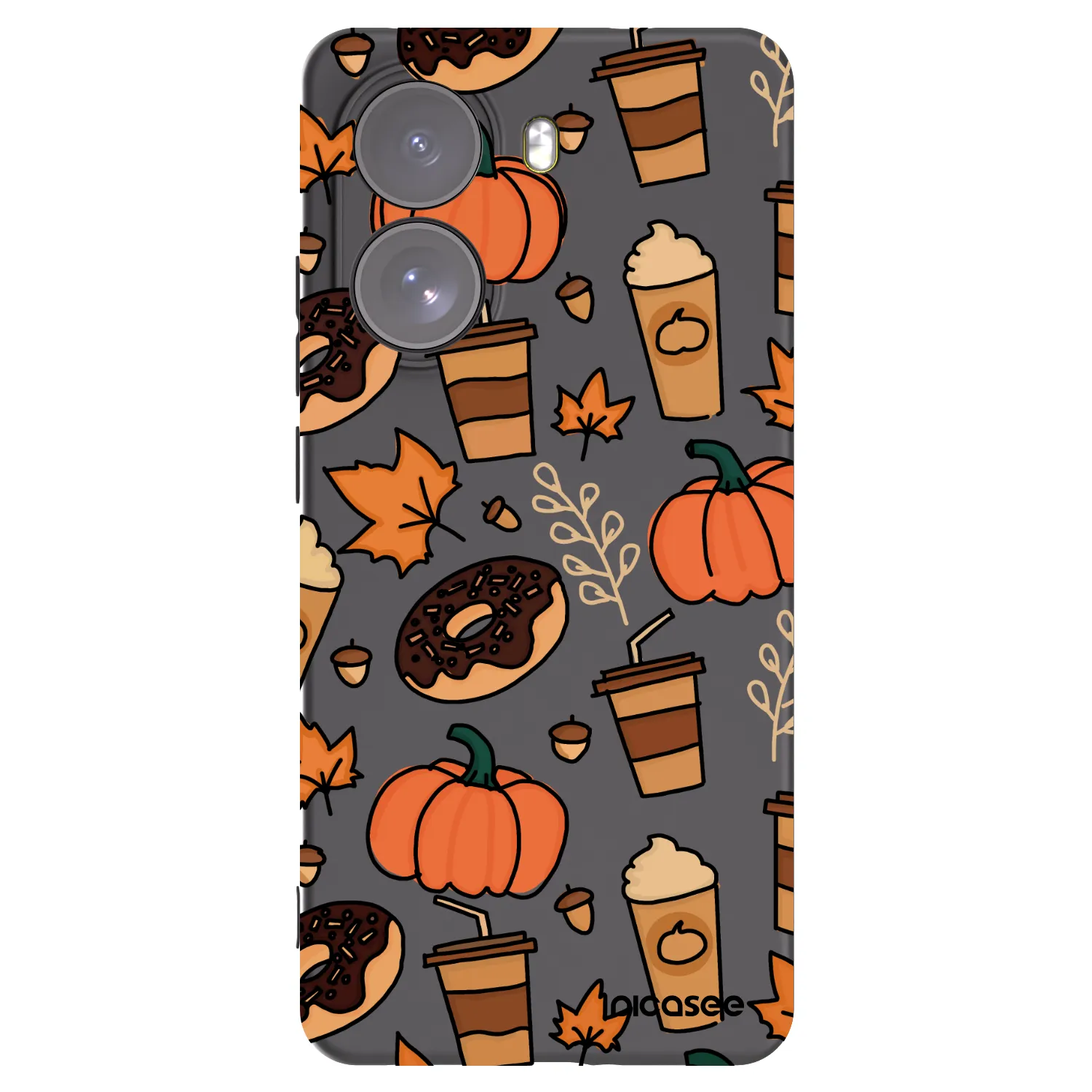 Picasee silikonowe czarne etui na Xiaomi Poco X7 - Fallovers