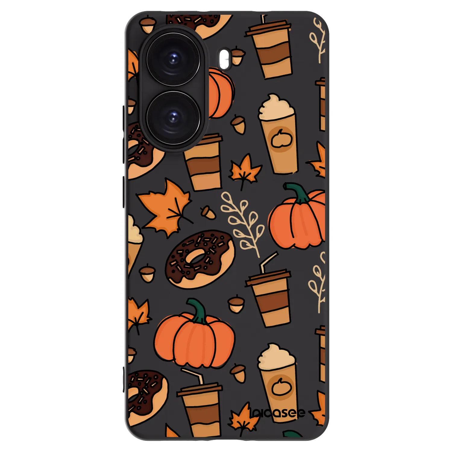 Picasee silikonowe czarne etui na Xiaomi Poco X7 Pro 5G - Fallovers