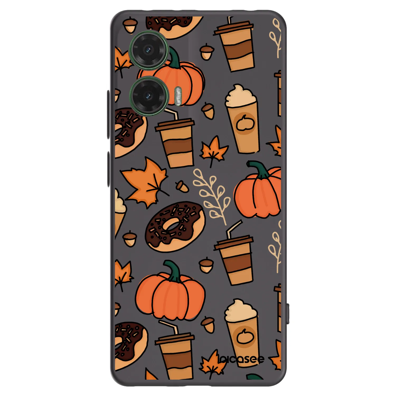 Picasee silikonowe czarne etui na Motorola Moto G35 5G - Fallovers
