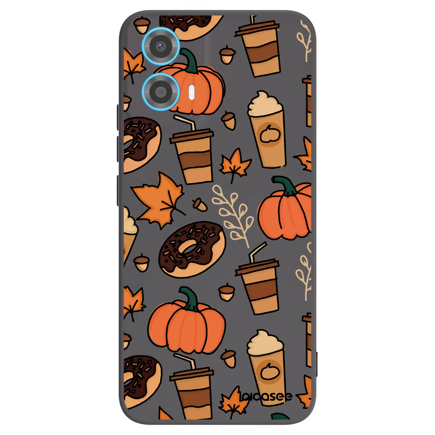 Picasee silikonowe czarne etui na Motorola Moto G34 5G - Fallovers