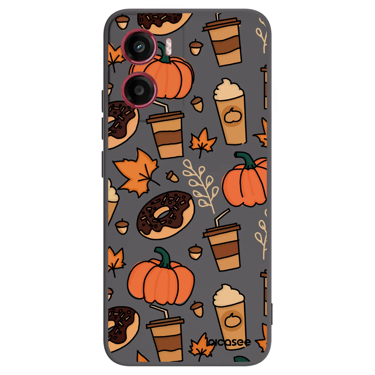 Picasee silikonowe czarne etui na Motorola Moto G05 - Fallovers