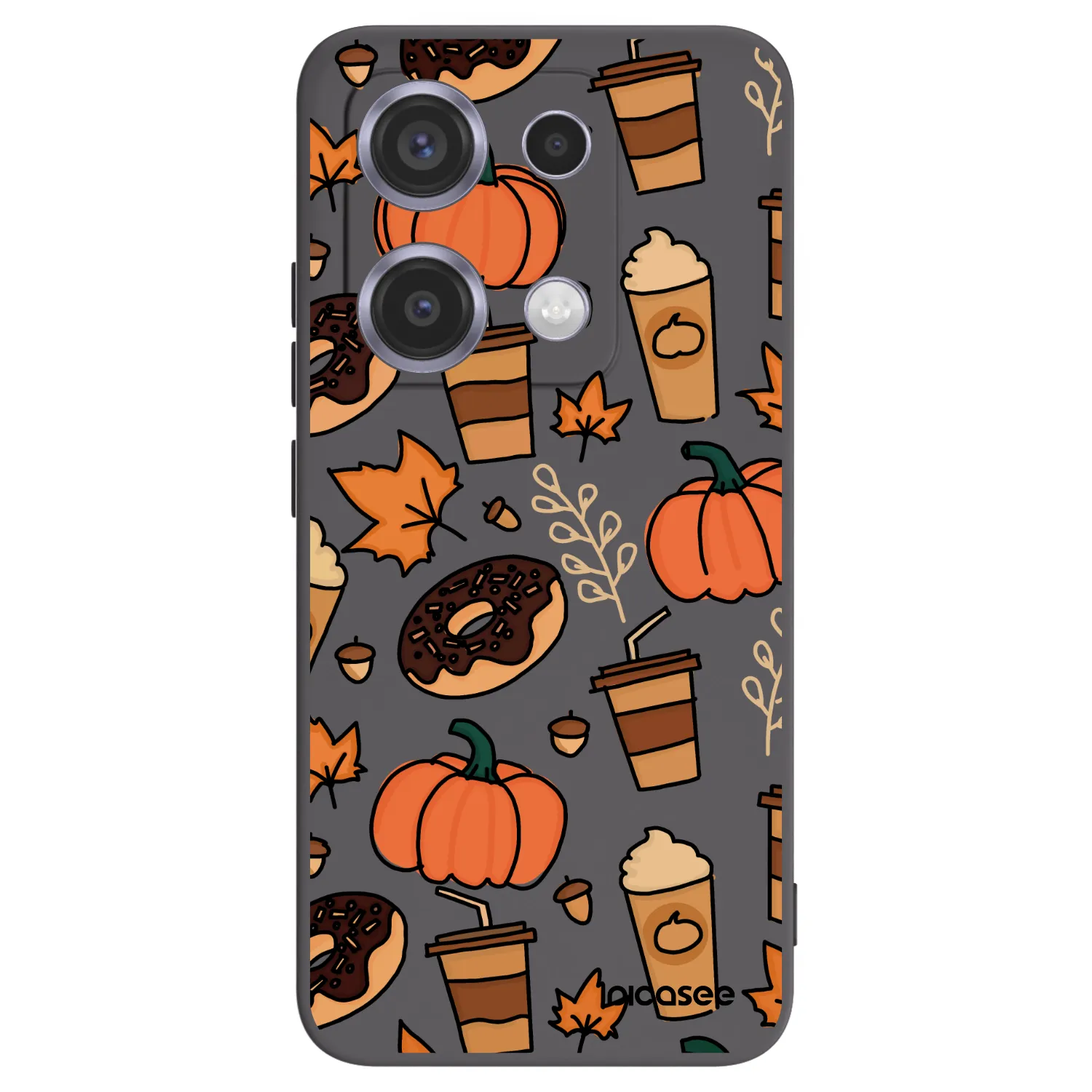 Picasee silikonowe czarne etui na Xiaomi Redmi Note 14S - Fallovers