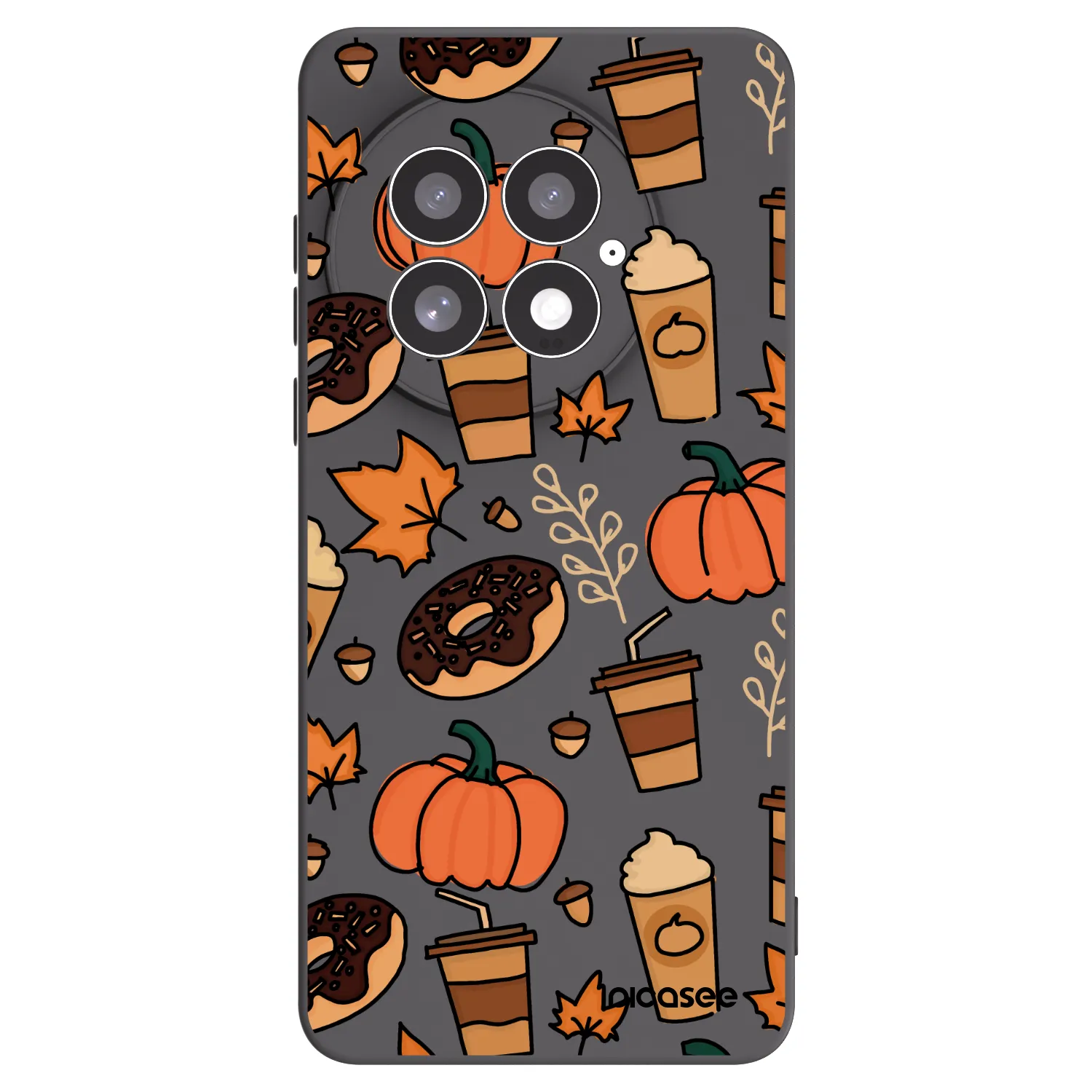 Picasee silikonowe czarne etui na OnePlus 13 5G - Fallovers
