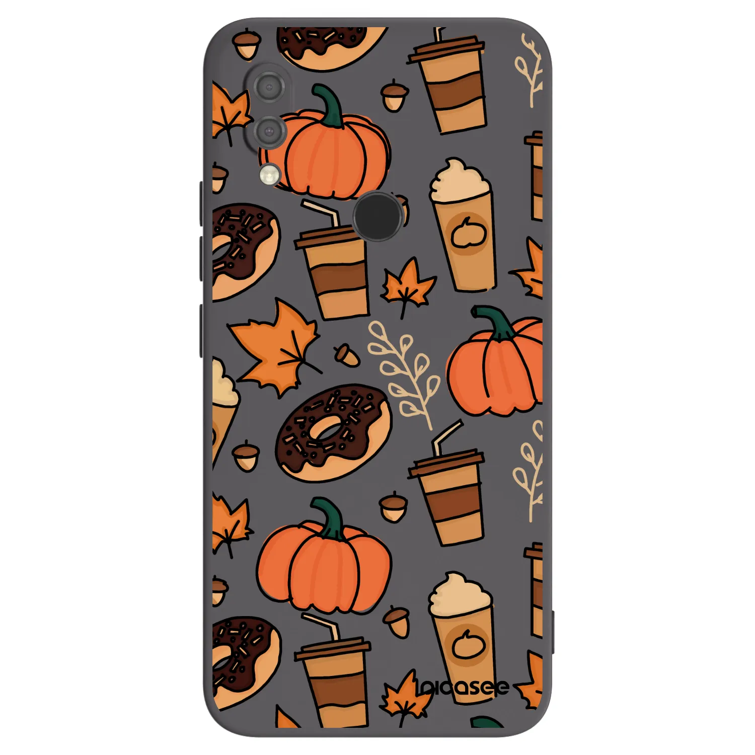 Picasee silikonowe czarne etui na Xiaomi Redmi 7 - Fallovers