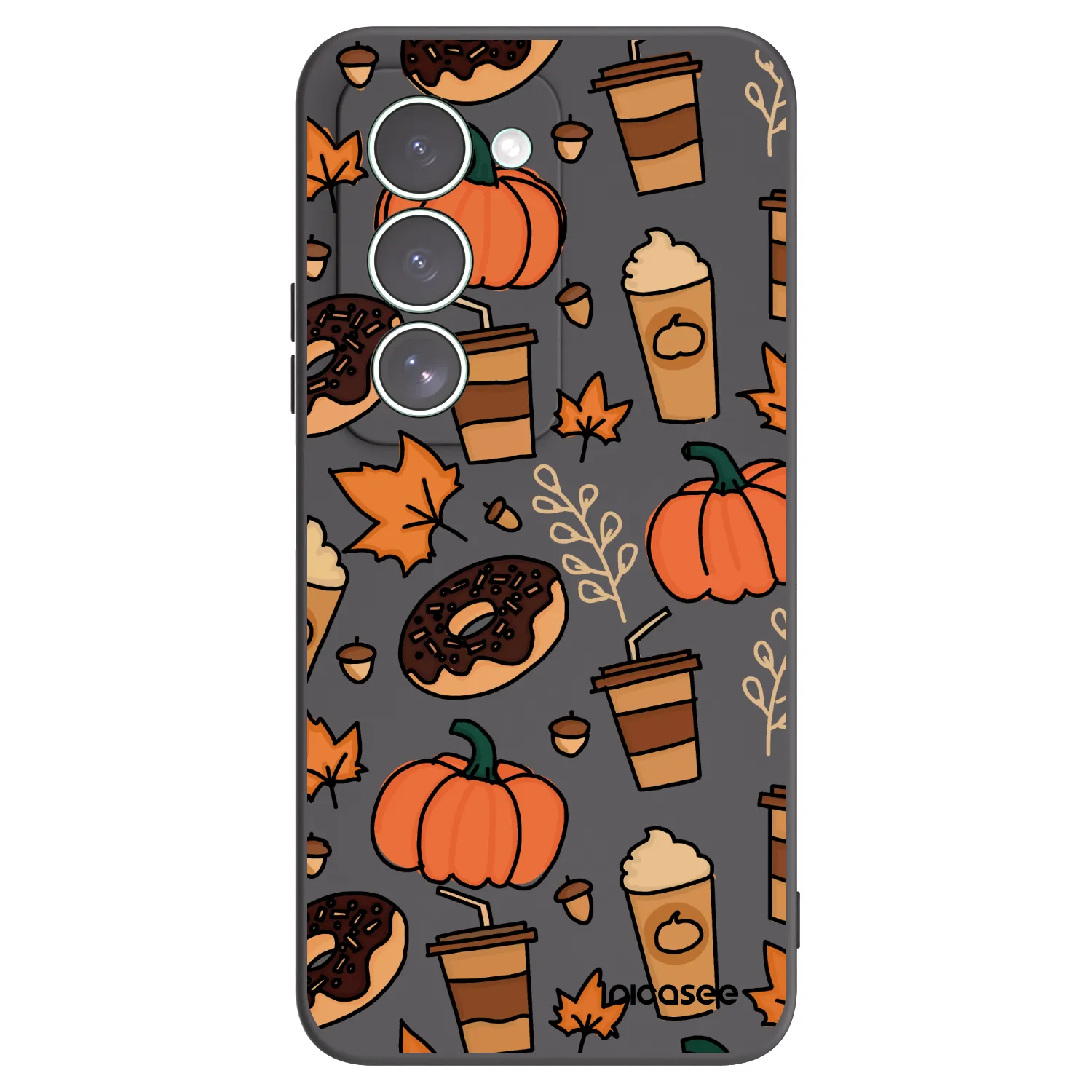 Picasee silikonowe czarne etui na Xiaomi Redmi 15 5G - Fallovers