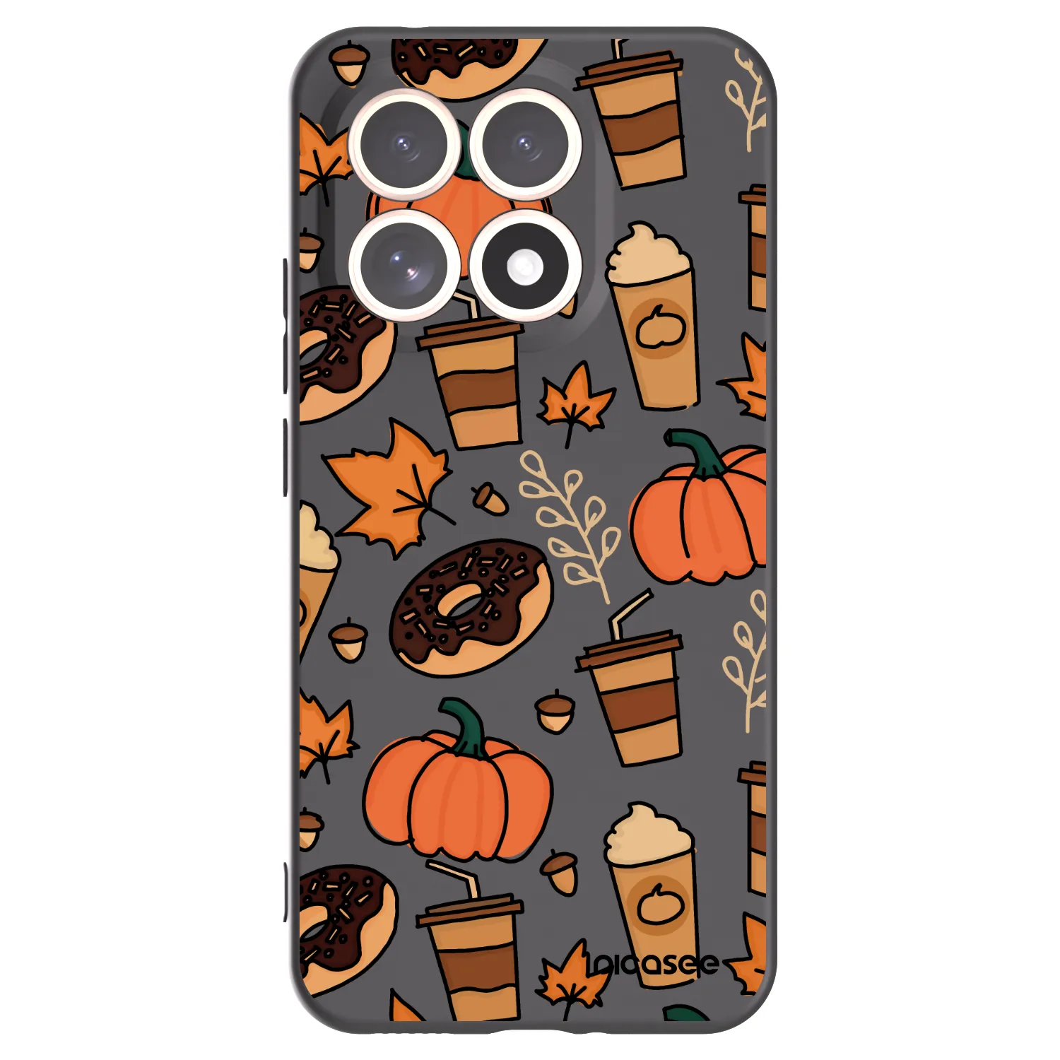 Picasee silikonowe czarne etui na Xiaomi 15T - Fallovers