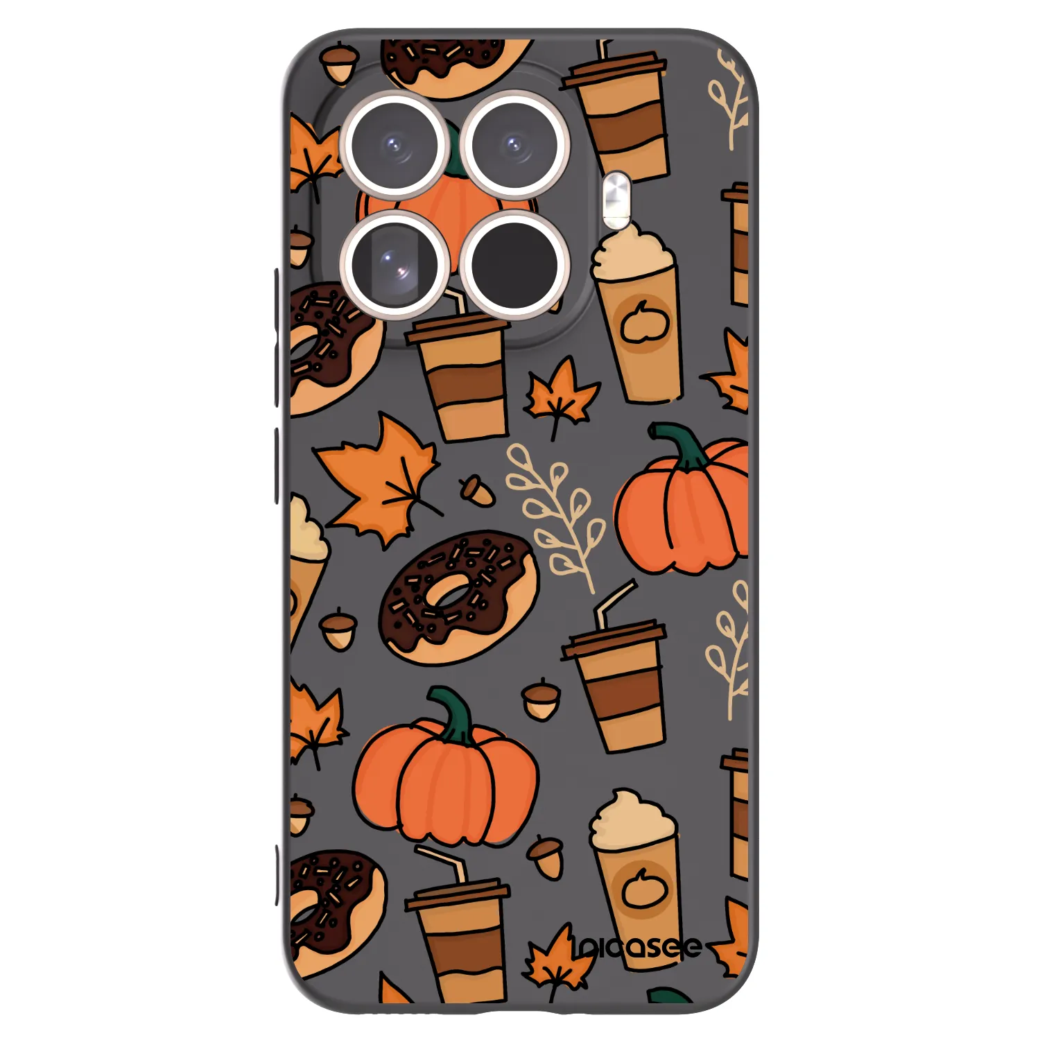 Picasee silikonowe czarne etui na Xiaomi 15T Pro - Fallovers