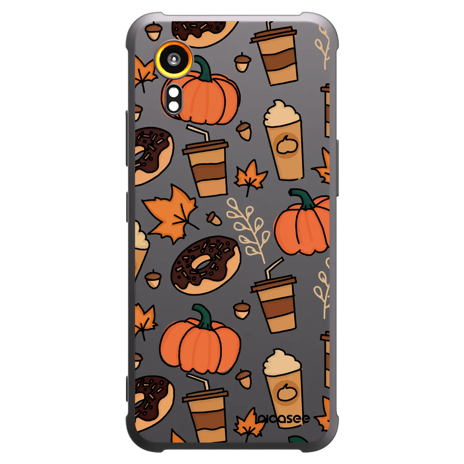 Picasee silikonowe czarne etui na Samsung Galaxy XCover 7 - Fallovers