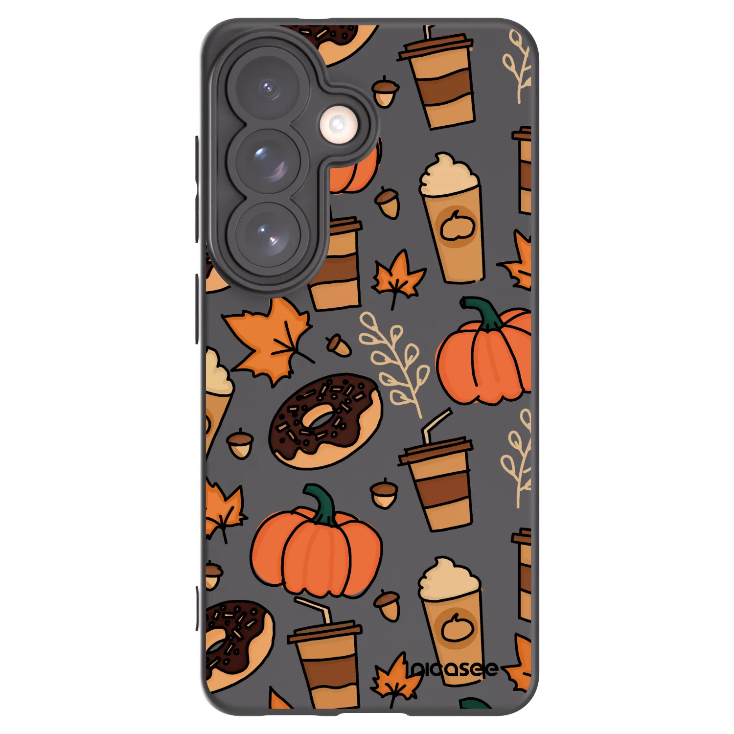 Picasee silikonowe czarne etui na Samsung Galaxy S26 - Fallovers