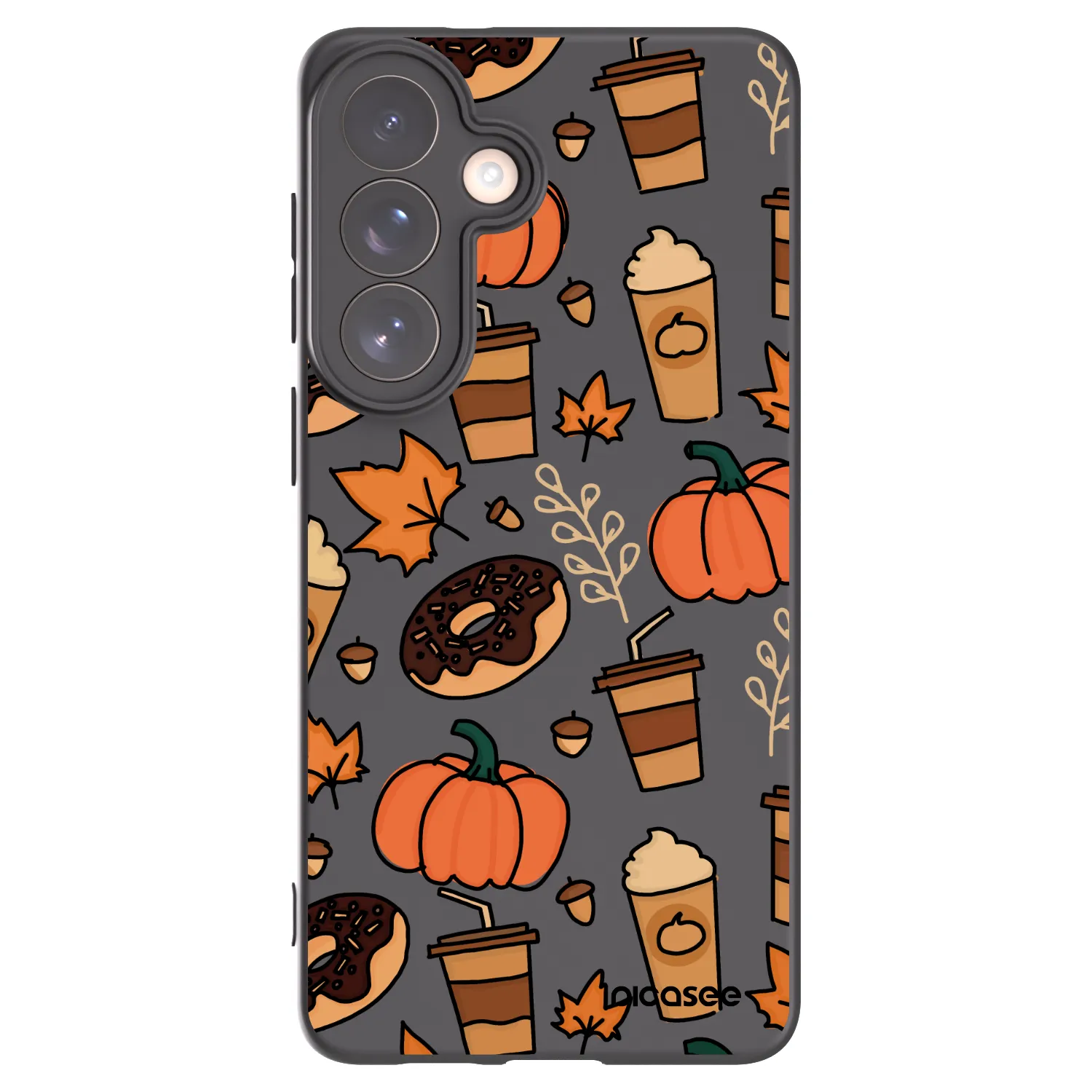 Picasee silikonowe czarne etui na Samsung Galaxy S26+ - Fallovers