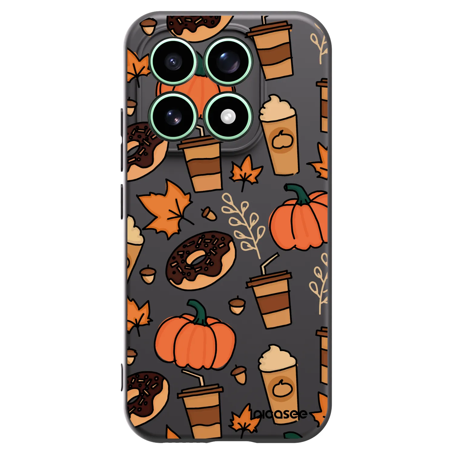 Picasee silikonowe czarne etui na Xiaomi 17 - Fallovers