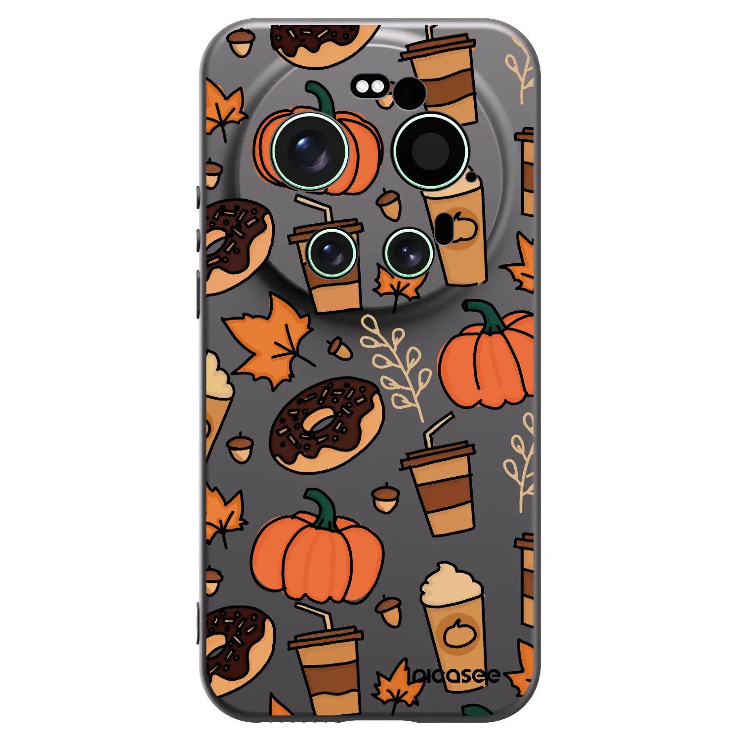 Picasee silikonowe czarne etui na Xiaomi 17 Ultra - Fallovers