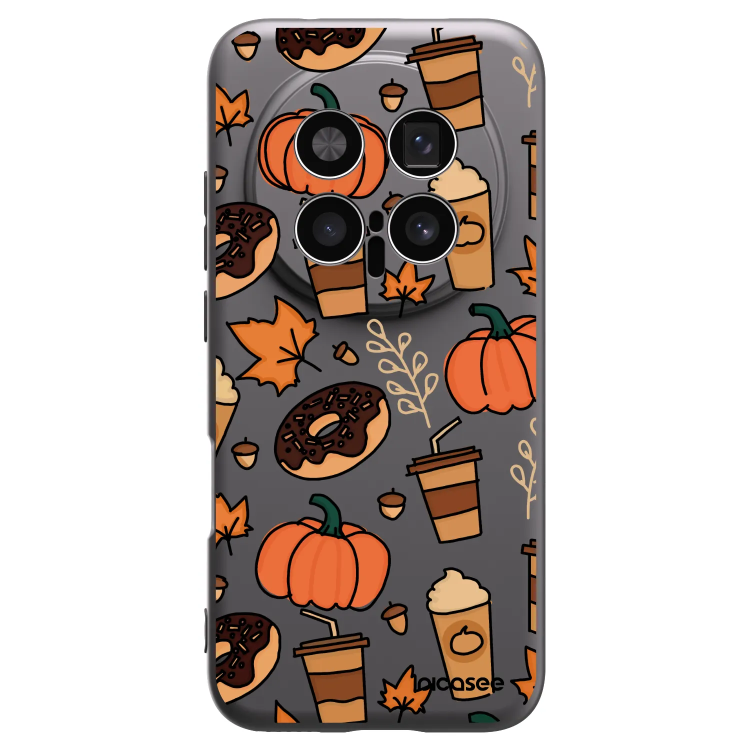 Picasee silikonowe czarne etui na Honor Magic8 Pro 5G - Fallovers