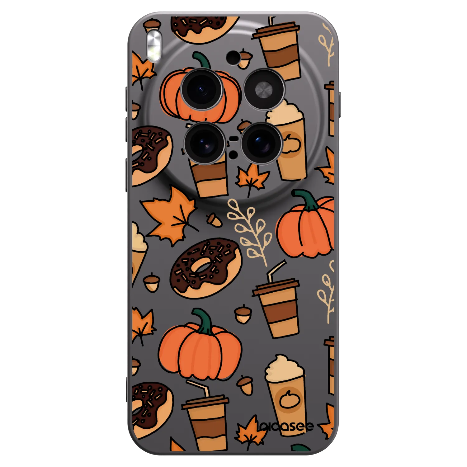 Picasee silikonowe czarne etui na Vivo X300 Pro - Fallovers
