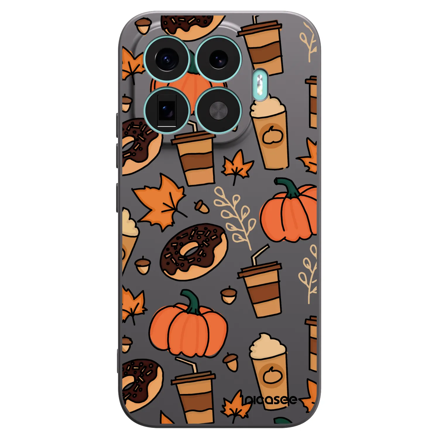 Picasee silikonowe czarne etui na Xiaomi 17T - Fallovers