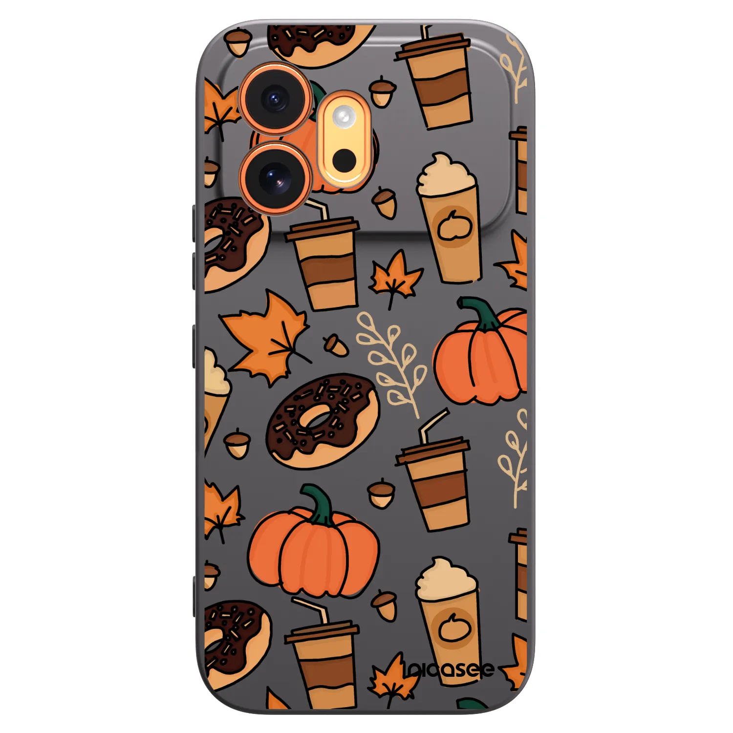 Picasee silikonowe czarne etui na Honor 600 - Fallovers