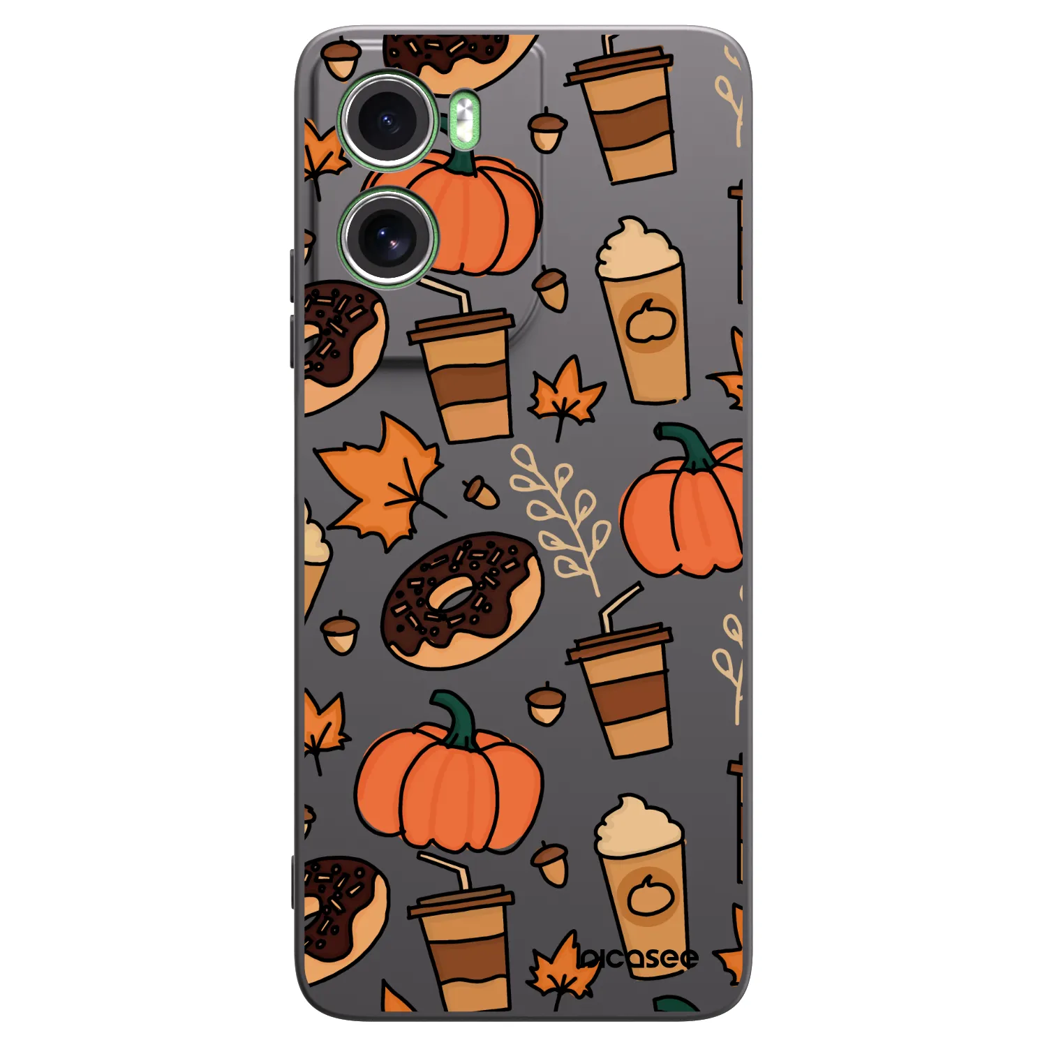 Picasee silikonowe czarne etui na Motorola Moto G06 - Fallovers