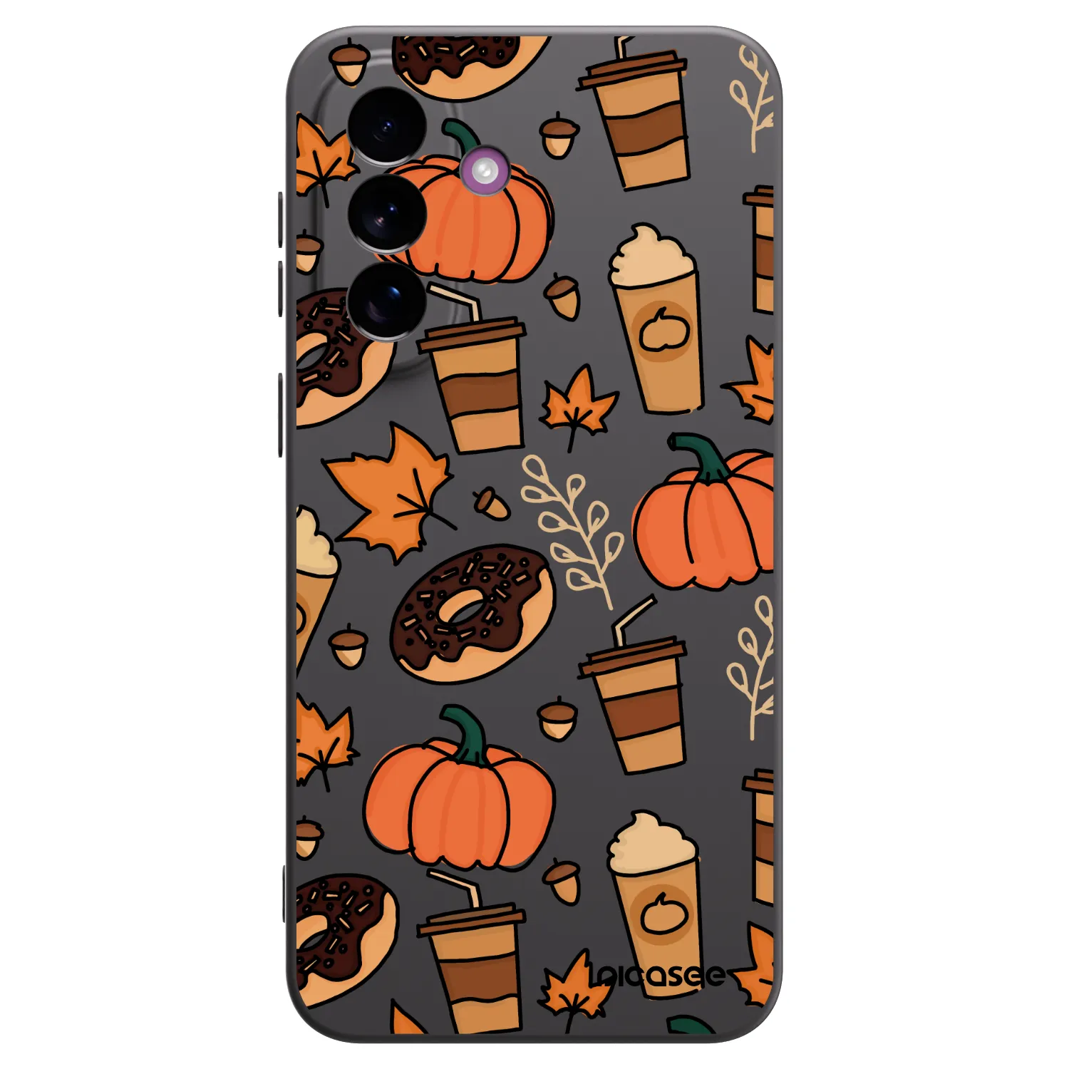 Picasee silikonowe czarne etui na Samsung Galaxy A37 - Fallovers