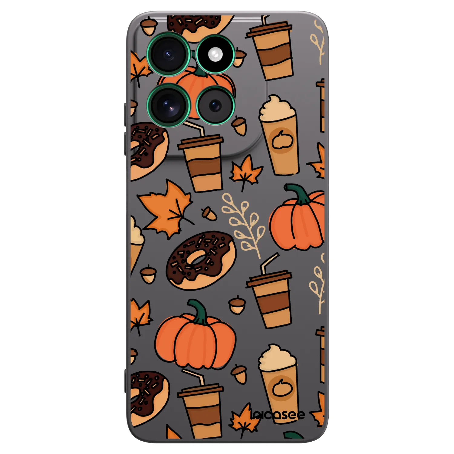 Picasee silikonowe czarne etui na Motorola Moto G57 Power - Fallovers