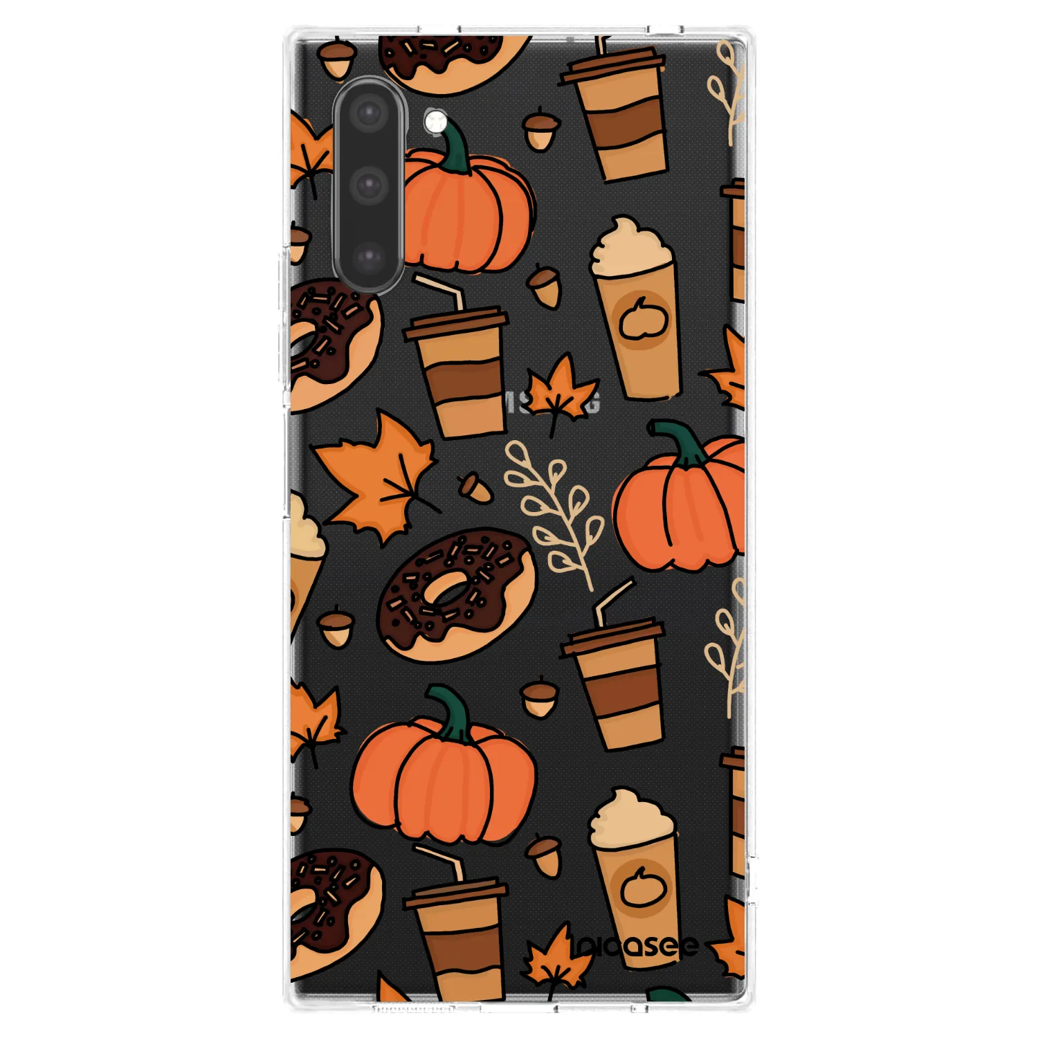 Picasee silikonowe przeźroczyste etui na Samsung Galaxy Note 10 N970F - Fallovers