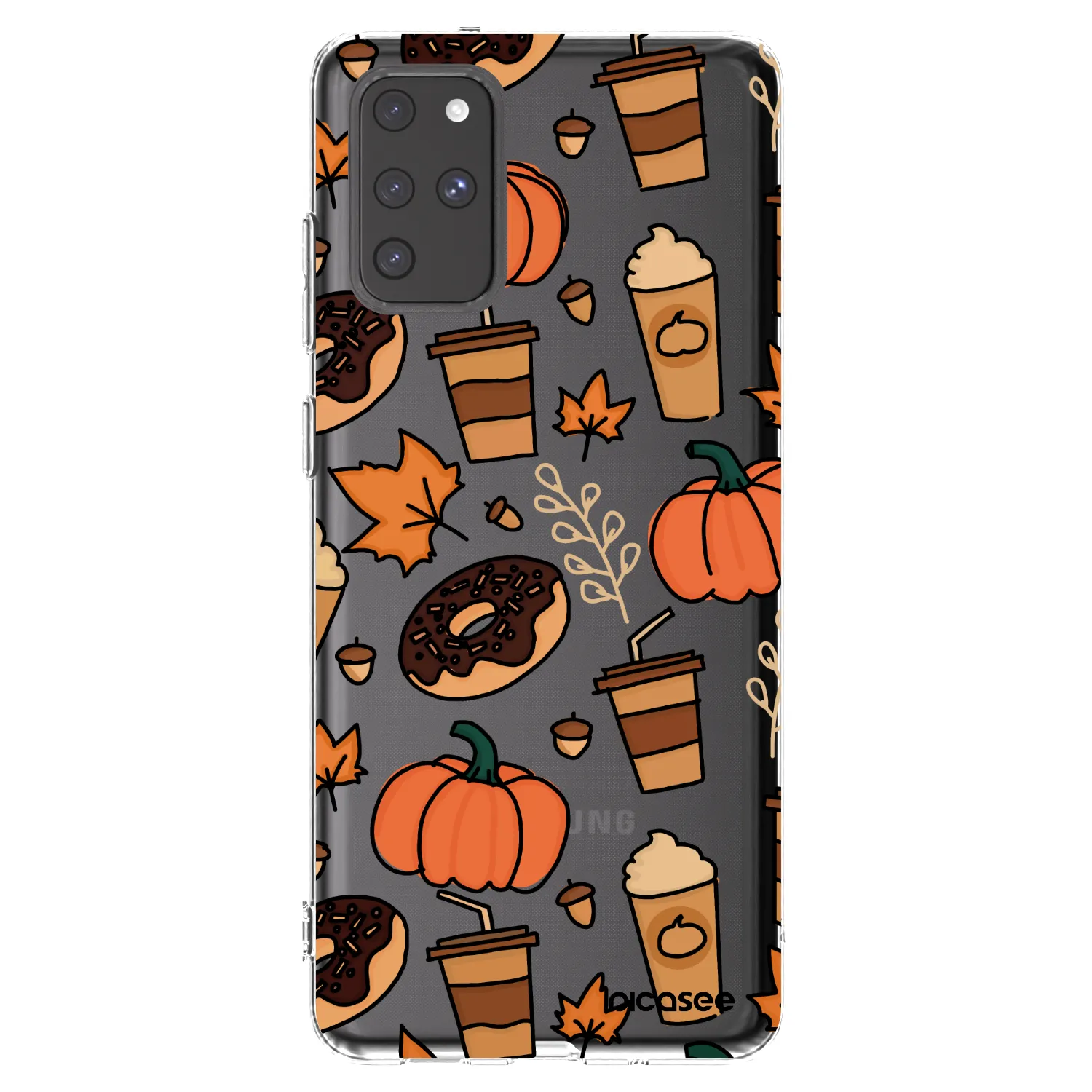 Picasee silikonowe przeźroczyste etui na Samsung Galaxy S20+ G985F - Fallovers