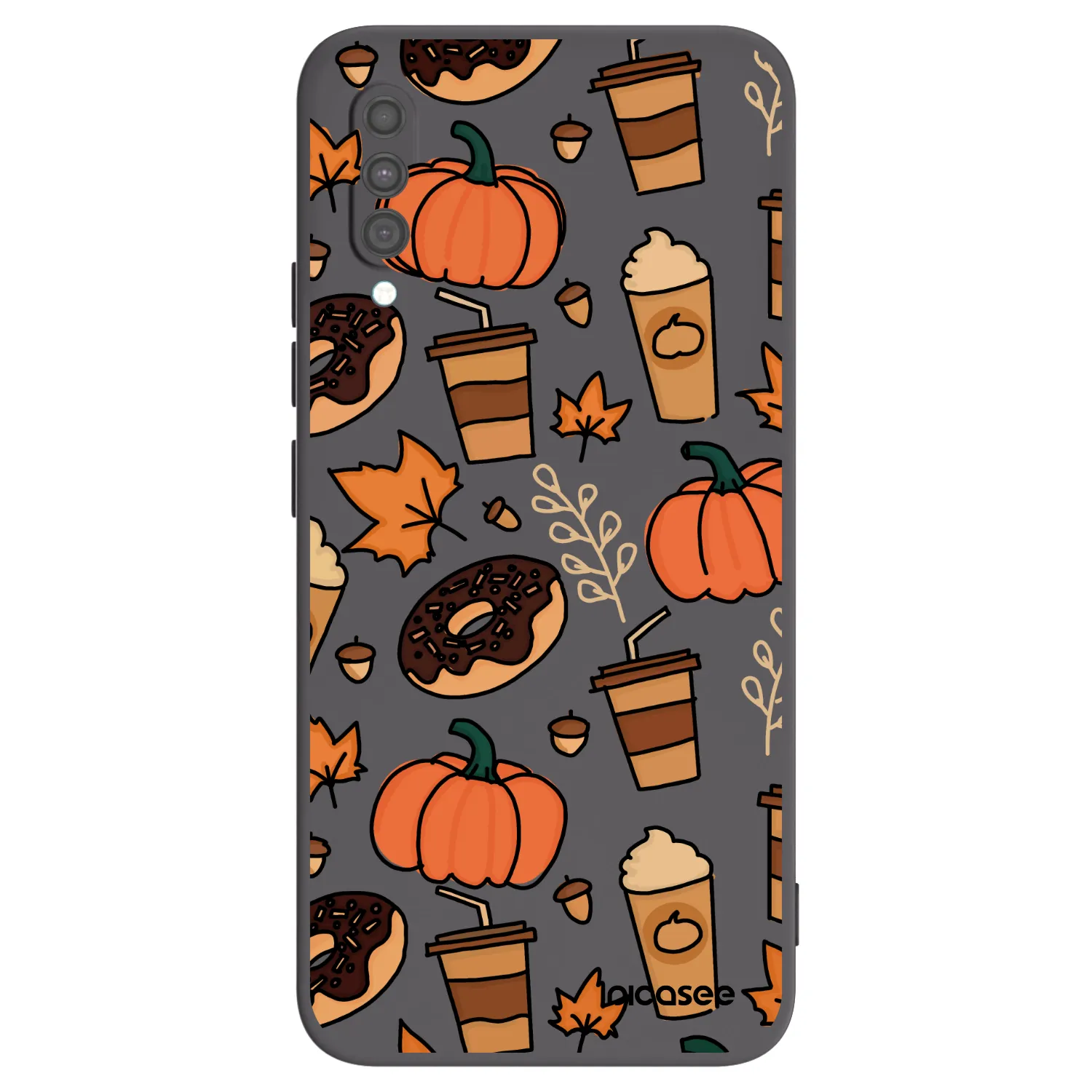 Picasee silikonowe czarne etui na Samsung Galaxy A30s A307F - Fallovers