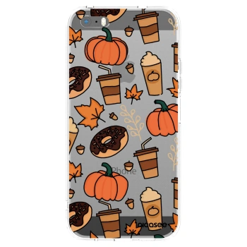 Picasee silikonowe przeźroczyste etui na Apple iPhone 5/5S/SE - Fallovers