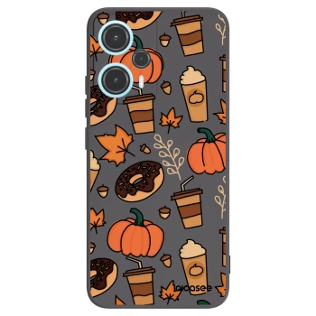 Picasee silikonowe czarne etui na Xiaomi Poco F5 - Fallovers