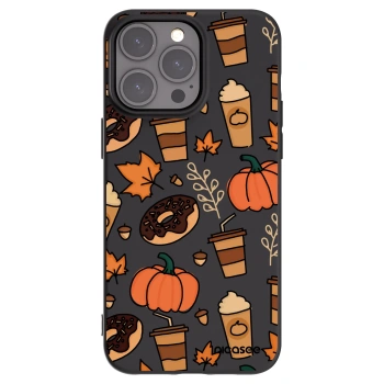 Picasee silikonowe czarne etui na Apple iPhone 15 Pro Max - Fallovers