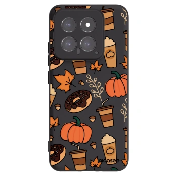 Picasee silikonowe czarne etui na Xiaomi 14 - Fallovers