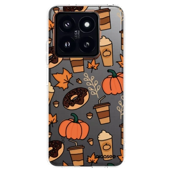 Picasee silikonowe przeźroczyste etui na Xiaomi 14 Pro - Fallovers