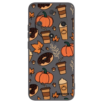 Picasee silikonowe czarne etui na Honor Magic6 Lite 5G - Fallovers