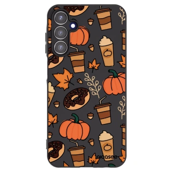 Picasee silikonowe czarne etui na Samsung Galaxy A15 A156B 5G - Fallovers