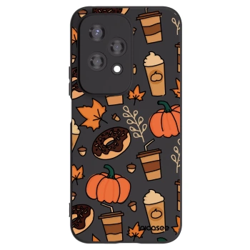 Picasee silikonowe czarne etui na Honor 200 Lite - Fallovers