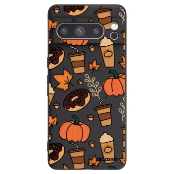 Picasee silikonowe czarne etui na Google Pixel 8 Pro - Fallovers