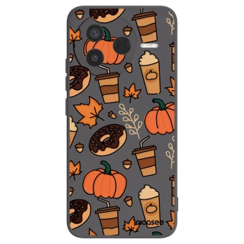 Picasee silikonowe czarne etui na Xiaomi Poco F7 Pro 5G - Fallovers
