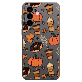Picasee silikonowe czarne etui na Samsung Galaxy A57 5G - Fallovers