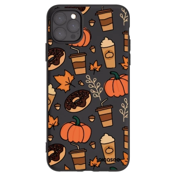 Picasee silikonowe czarne etui na Apple iPhone 11 Pro Max - Fallovers