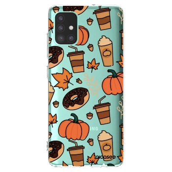 Picasee silikonowe przeźroczyste etui na Samsung Galaxy A51 A515F - Fallovers
