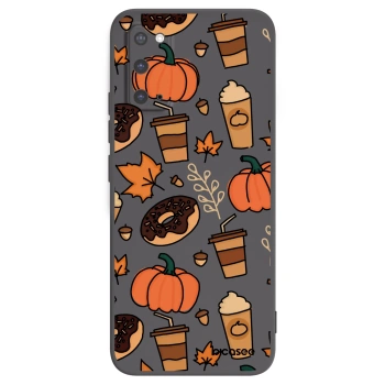 Picasee silikonowe czarne etui na Samsung Galaxy S20 G980F - Fallovers