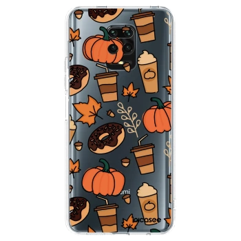 Picasee silikonowe przeźroczyste etui na Xiaomi Redmi Note 9S - Fallovers