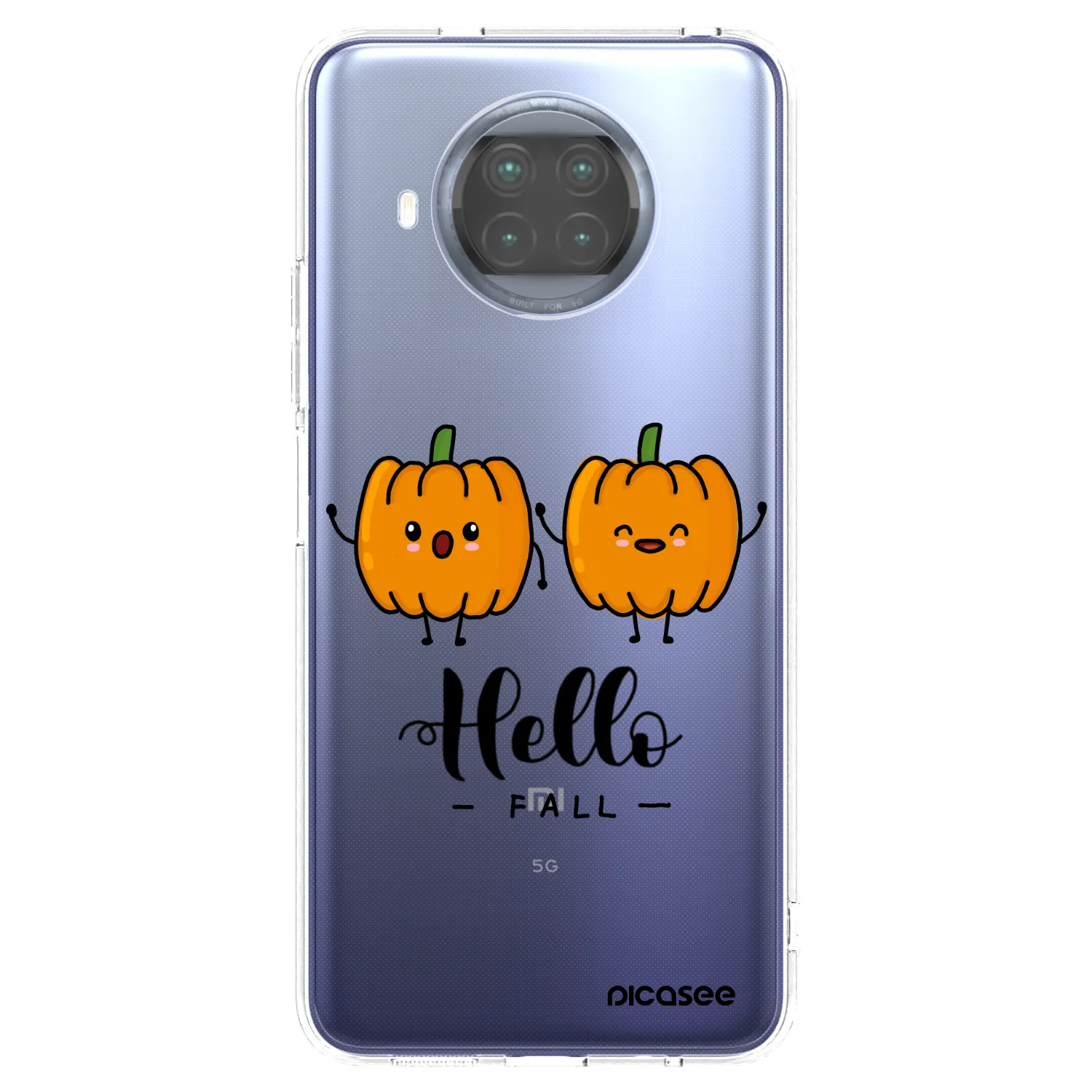 Picasee silikonowe przeźroczyste etui na Xiaomi Mi 10T Lite - Hallo Fall