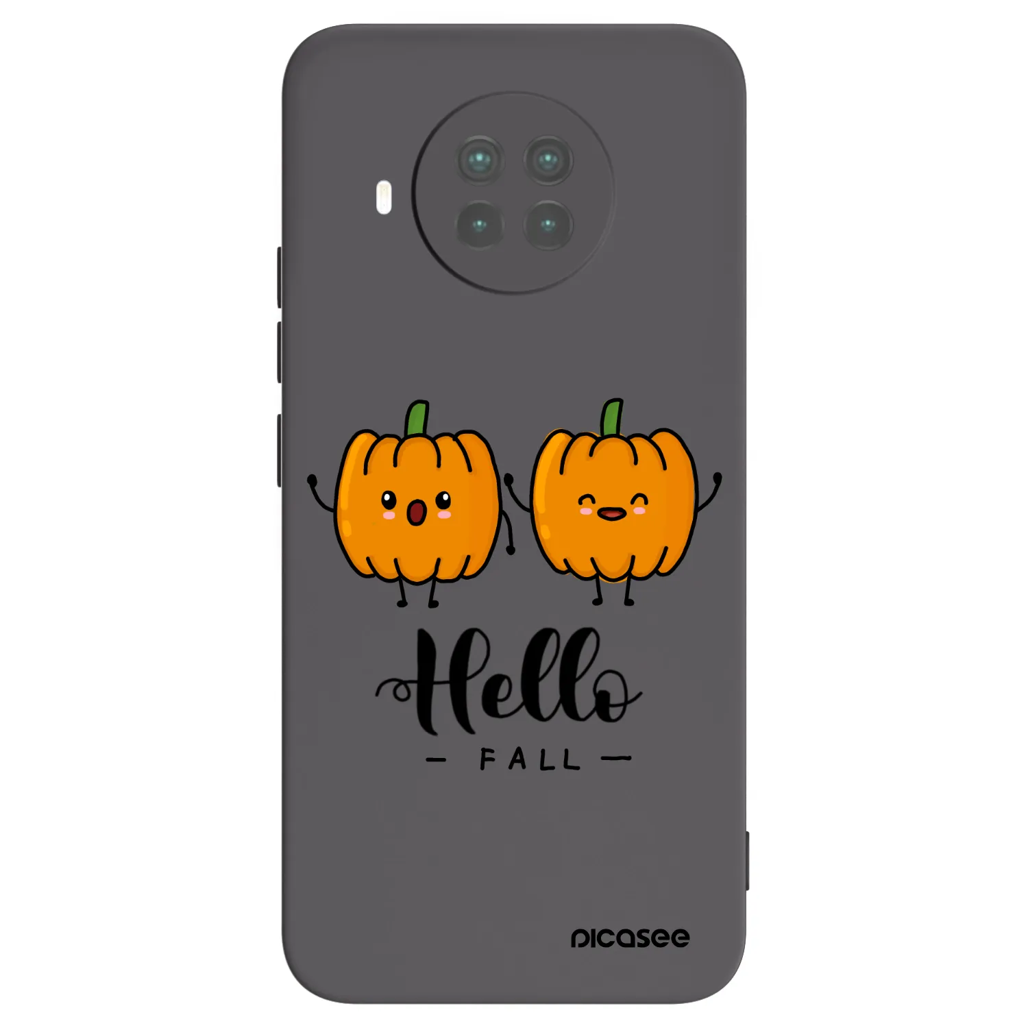 Picasee silikonowe czarne etui na Xiaomi Mi 10T Lite - Hallo Fall