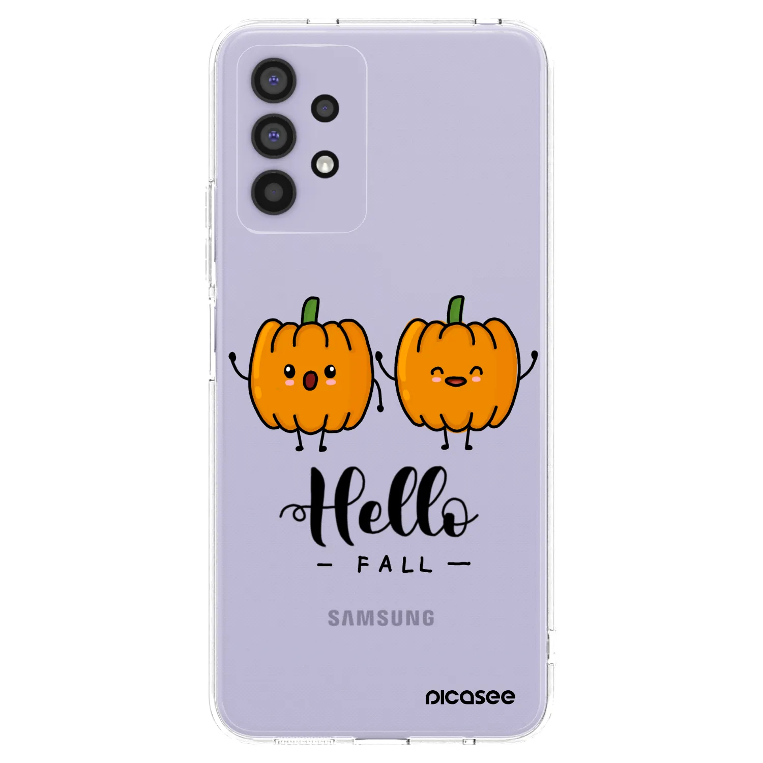 Picasee silikonowe przeźroczyste etui na Samsung Galaxy A32 4G SM-A325F - Hallo Fall